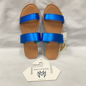 Malvados Icon Azalea Reptile Azure Strap Sandal